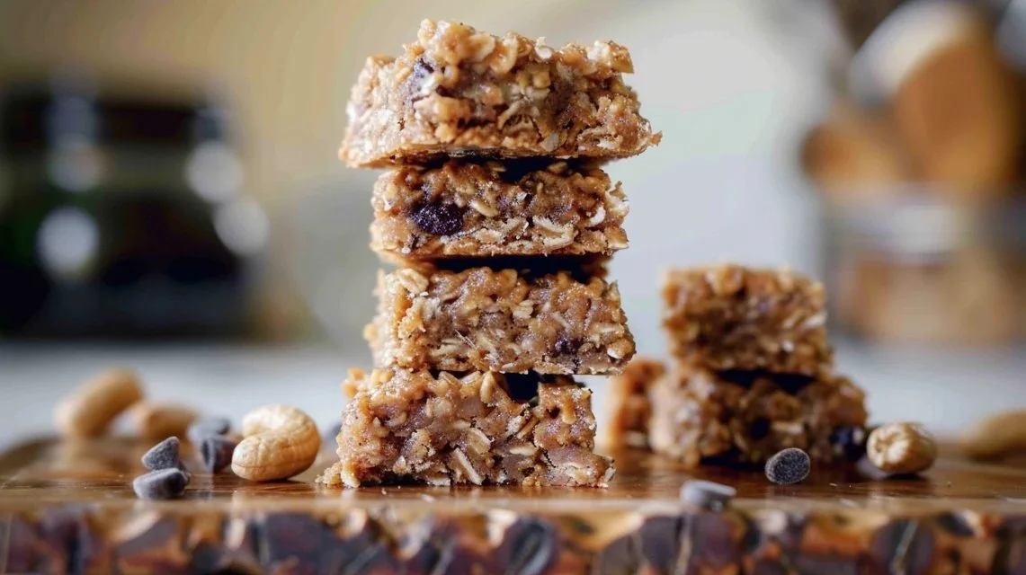 Banana Peanut Butter Oat Bars