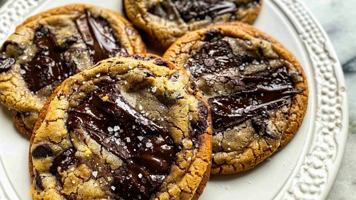 Chewy Gooey Sourdough Chocolate Chip Cookies 2 Chewy Gooey Sourdough Chocolate Chip Cookies
