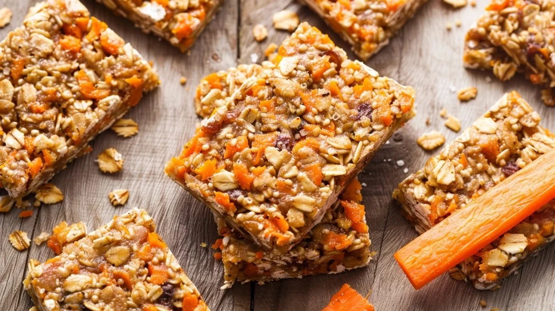 Carrot Cake Granola Bars 2 Healthy Carrot Cake Granola Bar Bites