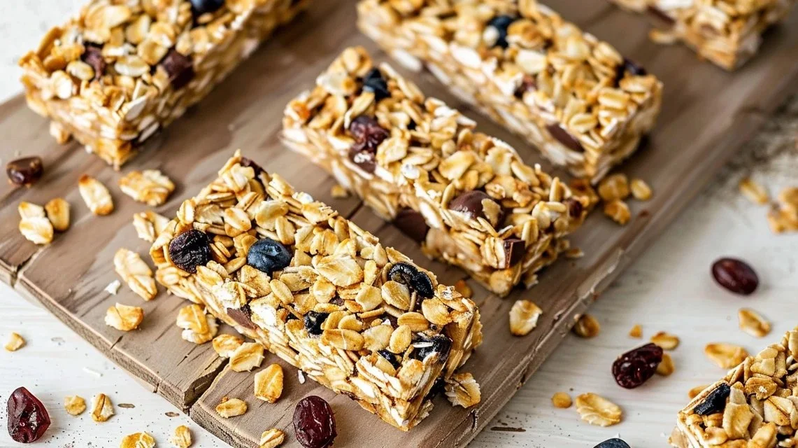 Chewy Sourdough Granola Bars