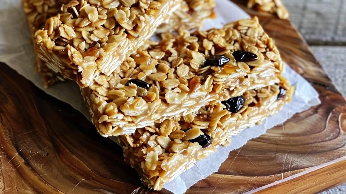 Chewy Sourdough Granola Bars
