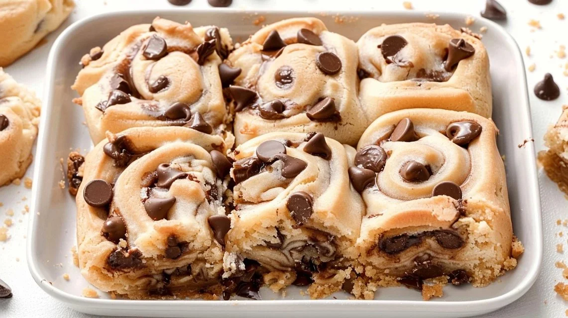 Chocolate Chip Cookie Rolls 2 Chocolate Chip Cookie Rolls