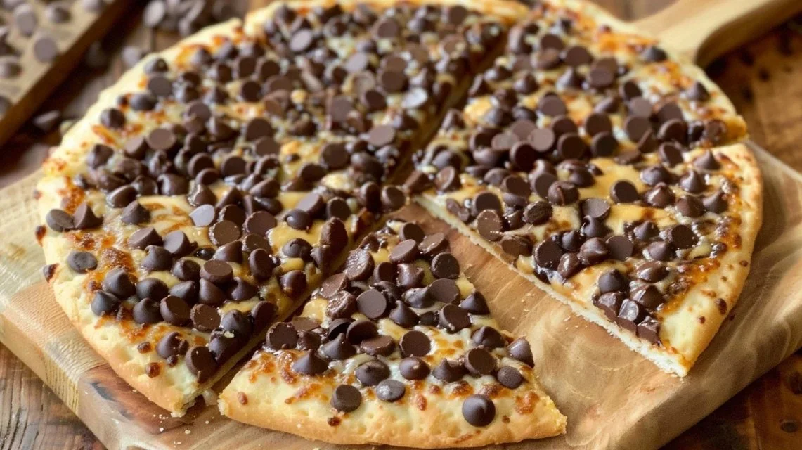 Chocolate Chip Dessert Pizza
