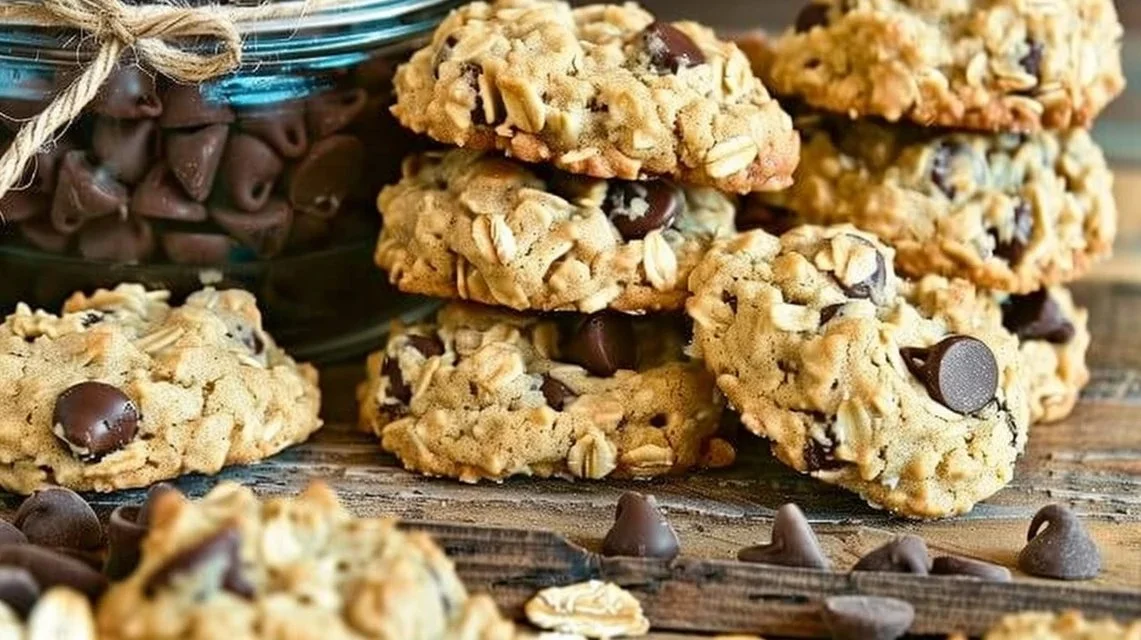 The Best Chocolate Chip Oatmeal Cookies