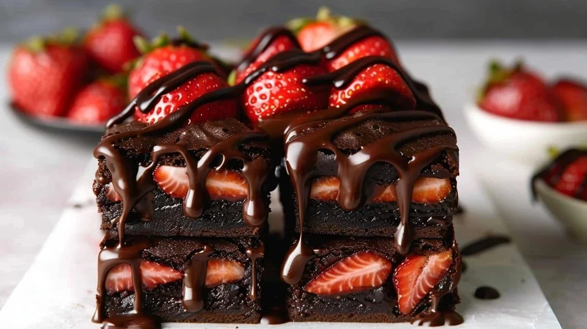Irresistible Chocolate Strawberry Brownies Recipe 2 Irresistible Chocolate Strawberry Brownies Recipe
