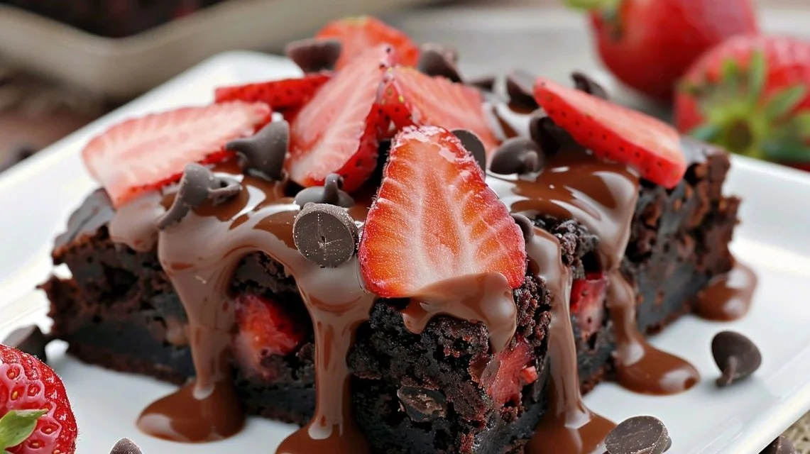 Chocolate Strawberry Brownies: Ultimate Fudgy Treat