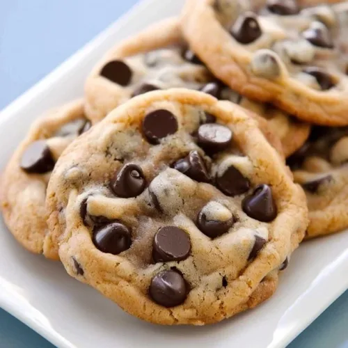 Healthy chocolate chip cookies baked with nutritious ingredients for a delicious treat