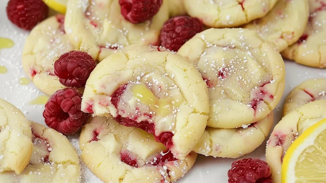 Lemon Raspberry Cookies