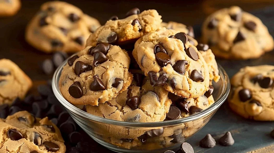 Edible Chocolate Chip Cookie Dough for One