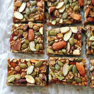 Nut and seed bars - a nutritious and tasty snack option.