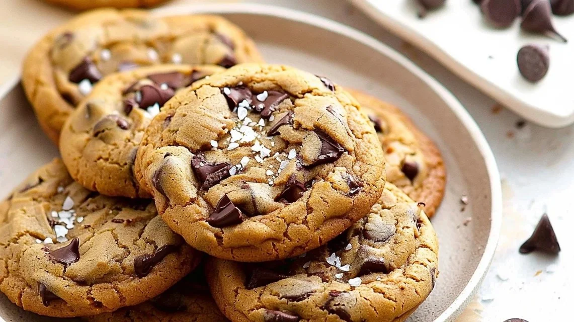 Thick Chewy Pumpkin Chocolate Chip Cookies