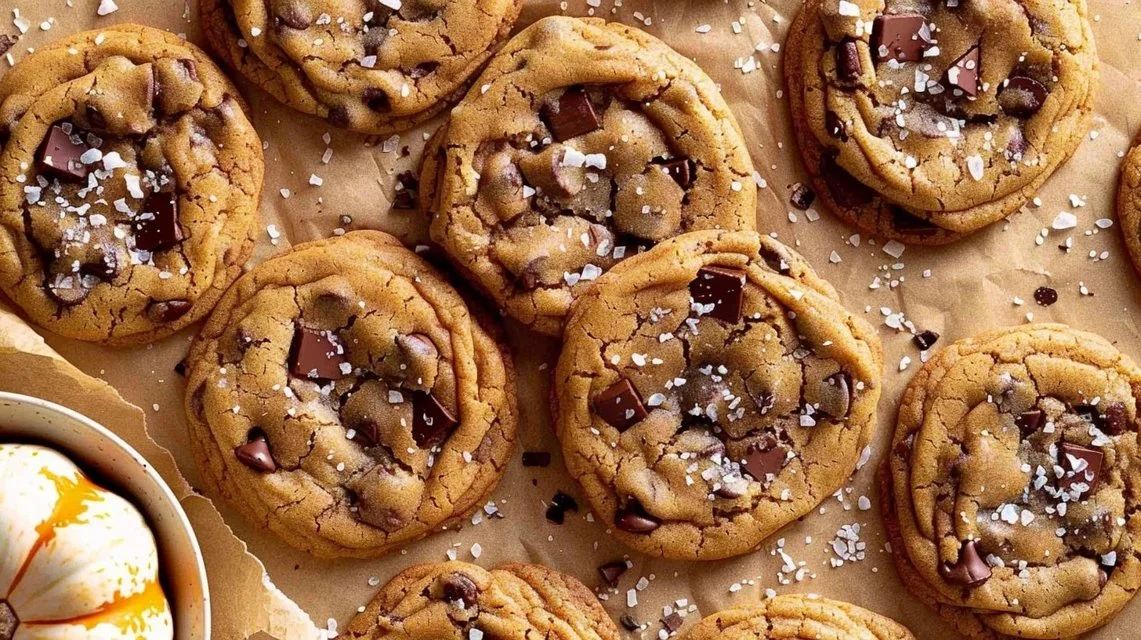 Thick & Chewy Pumpkin Chocolate Chip Cookies