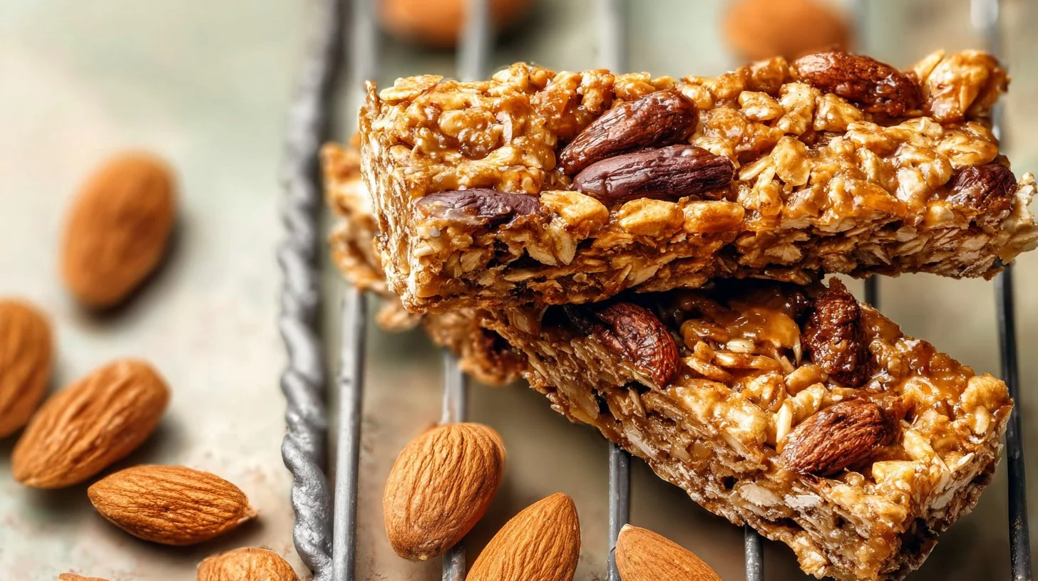 Almond Butter Granola Bars
