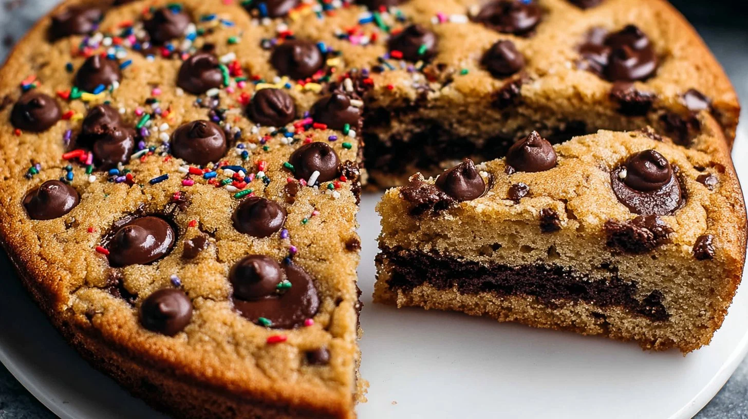 Chewy Chocolate Chip Cookie Cake