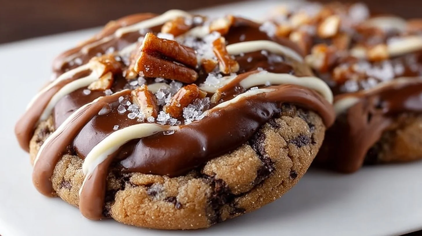 Crumbl Turtle Cookies
