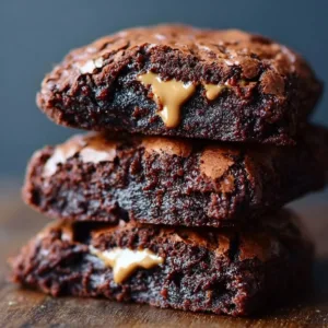 Delicious fudgy brookies combining brownies and cookies in one treat