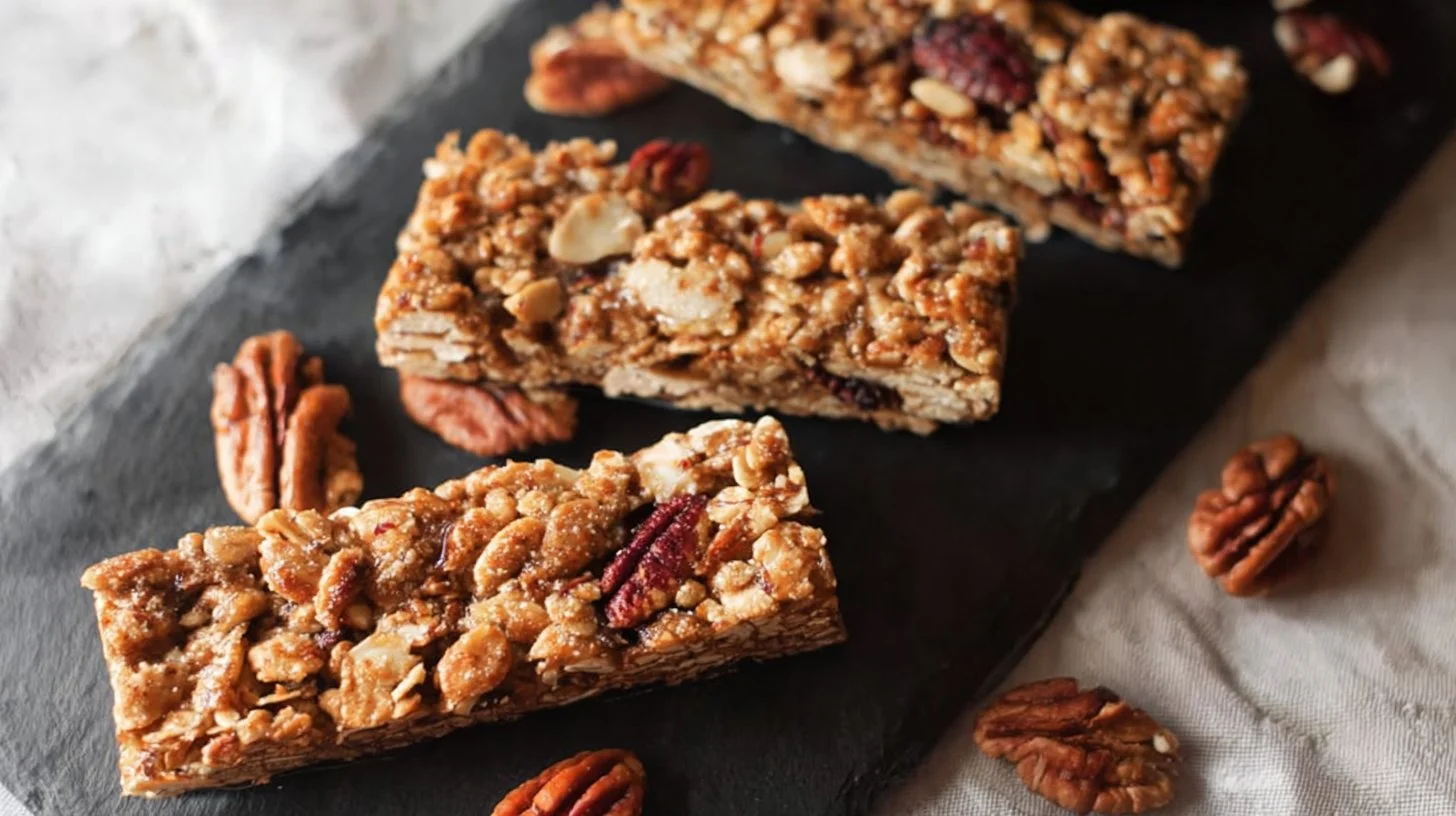 Maple Pecan Granola Bars