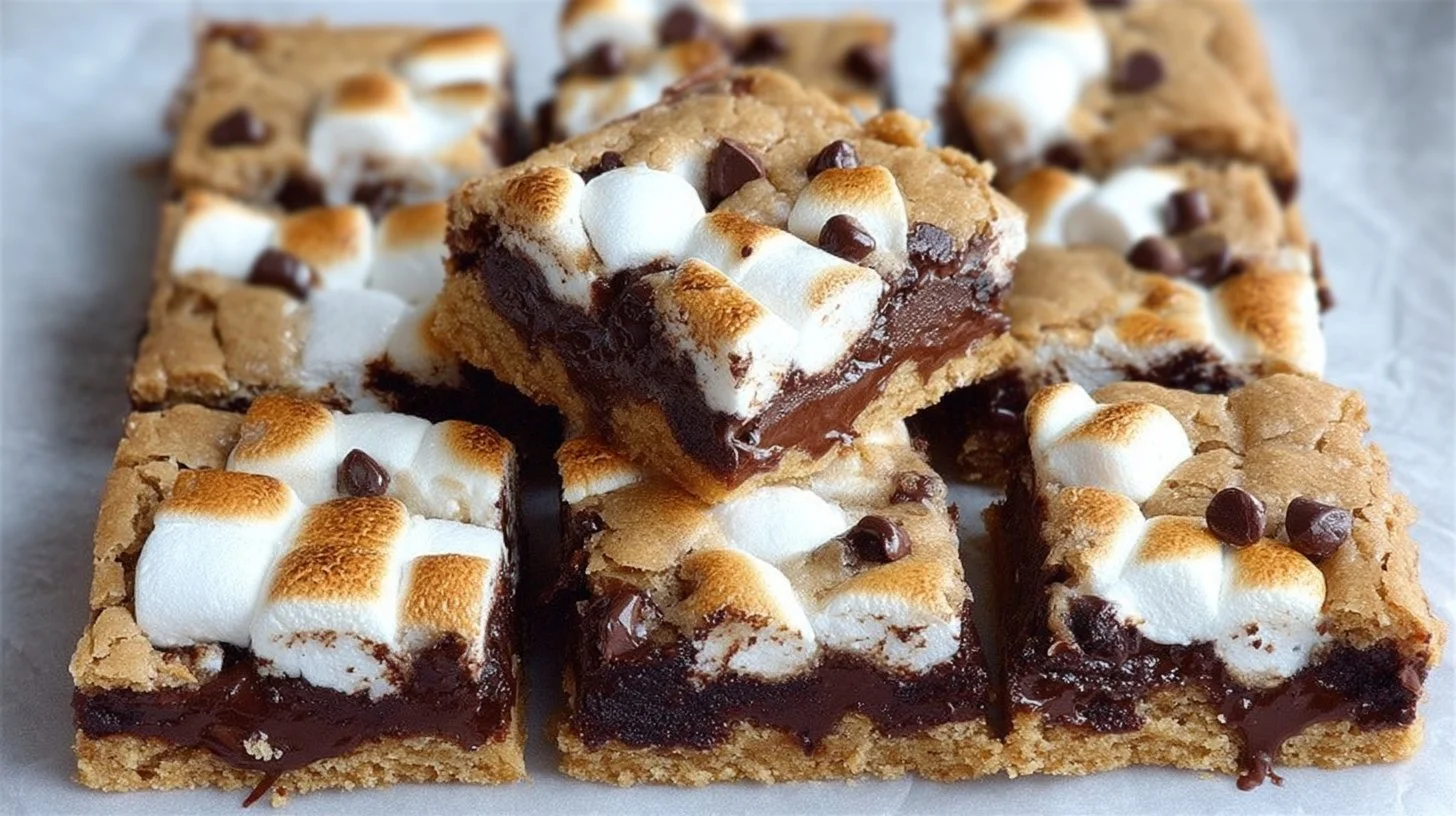 S'mores Cookie Bars